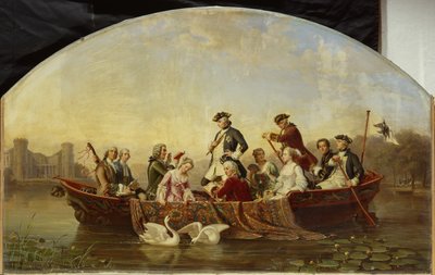 Boat Trip in Rheinsberg by Theobald Reinhold von Oer